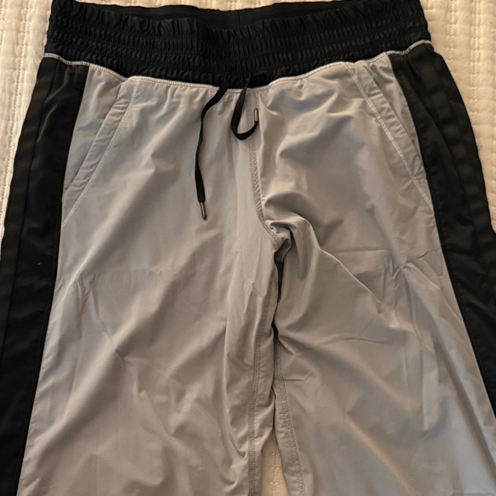 lululemon athletica Gray and Black Pants